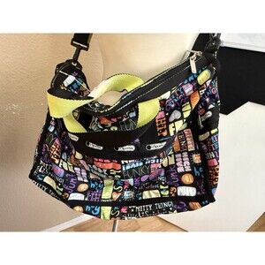 lesportsac duffle bag multicolor dance theme
